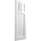 Ekena Millwork True Fit PVC San Miguel Mission Style Fixed Mount Shutters, White, 15W x 65H, PR TFP001SM15X065WH - alternate 3
